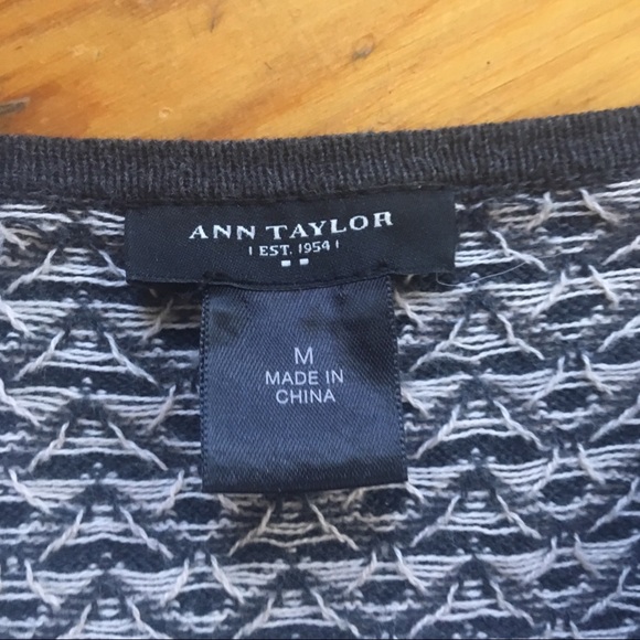 Ann Taylor 100%cotton chevron sleeveless cardiganS - Picture 8 of 11